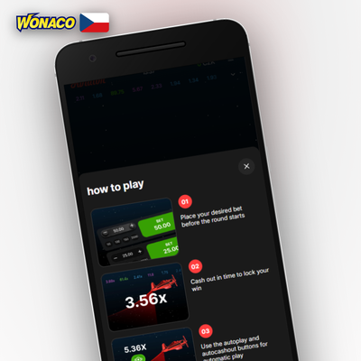 Funkce dual bet v Aviator online Wonaco Casino – dvě aktivní sázky v jednom kole