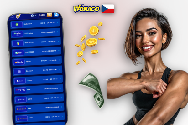 Wonaco Casino ověření totožnosti – nahrávání dokladů přímo z mobilního telefonu