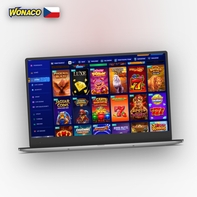 Bohatý katalog her Wonaco Casino dostupný v desktopovém klientu bez omezení