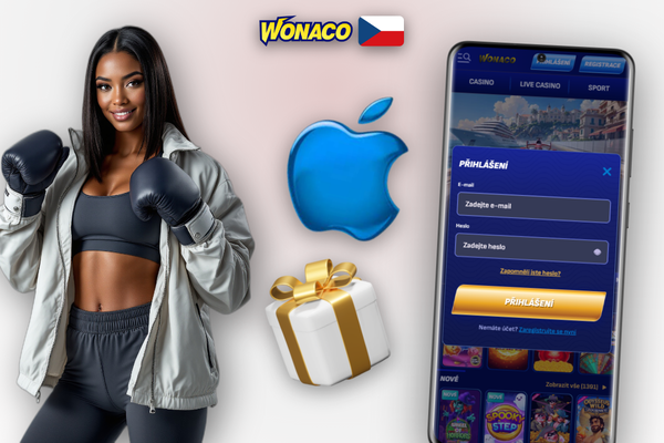 Zadejte promo kód CZWONA100 do registračního formuláře Wonaco Casino