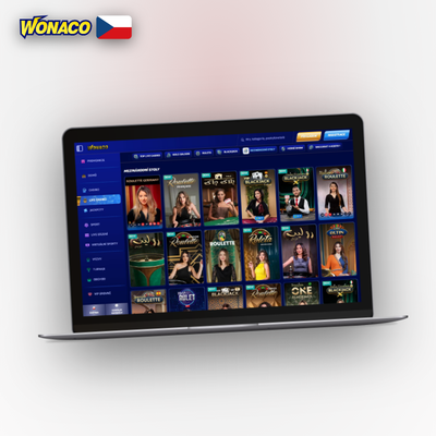 Soukromý herní prostor Wonaco Casino oddělen od prohlížeče — bezpečné hraní na PC