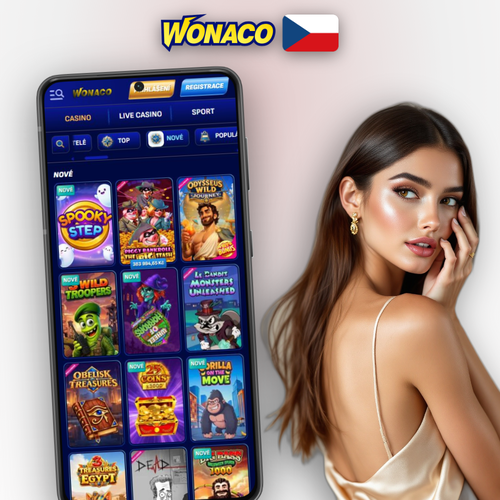 Wonaco Casino app na smartphonu – plný přístup ke kasinu a sázkám z kapsy